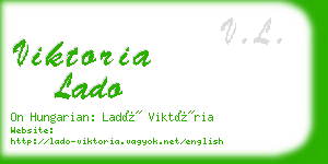 viktoria lado business card